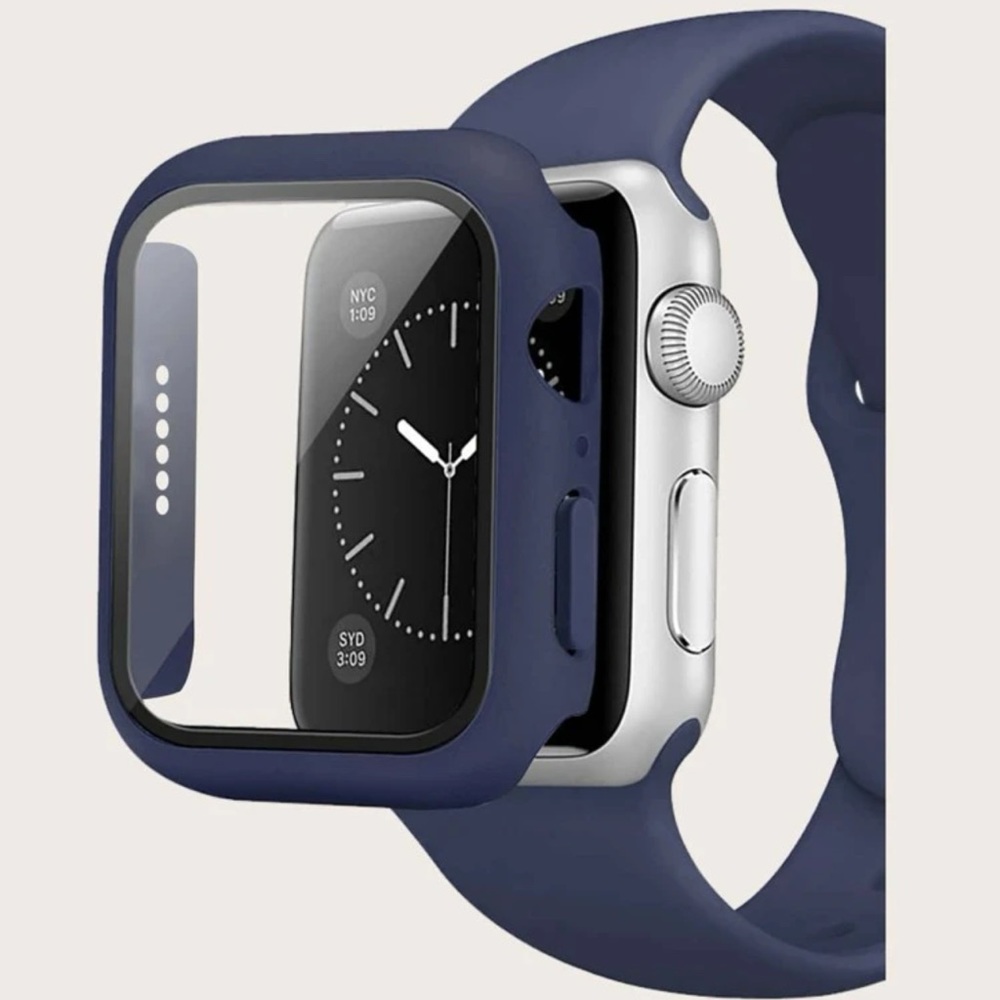 Apple Watch matte blue protective case 41mm